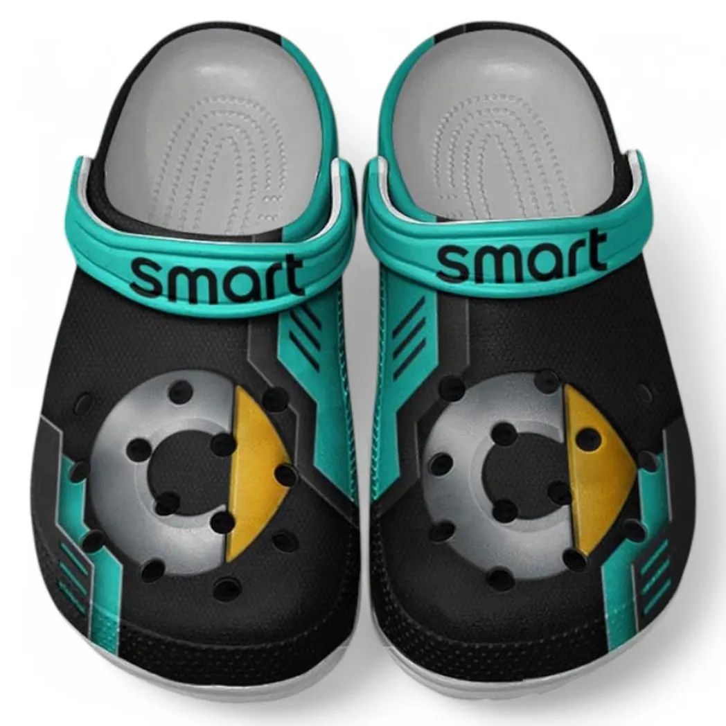 Smart Crocs Clogs Männer Frauen, Geschenk für Smart Fan CAR185031525249 - Cyan