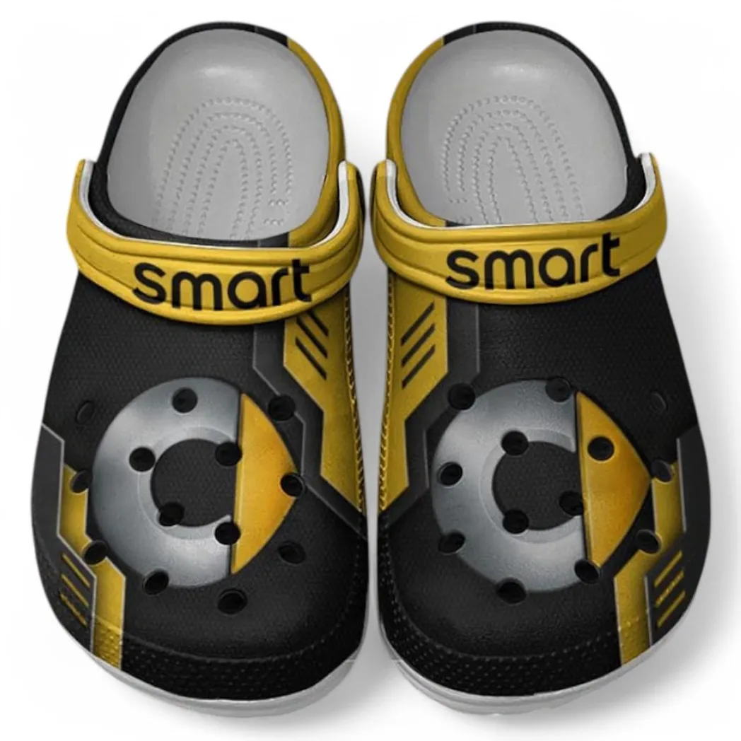 Smart Crocs Clogs Männer Frauen, Geschenk für Smart Fan CAR185031525249 - Gelb