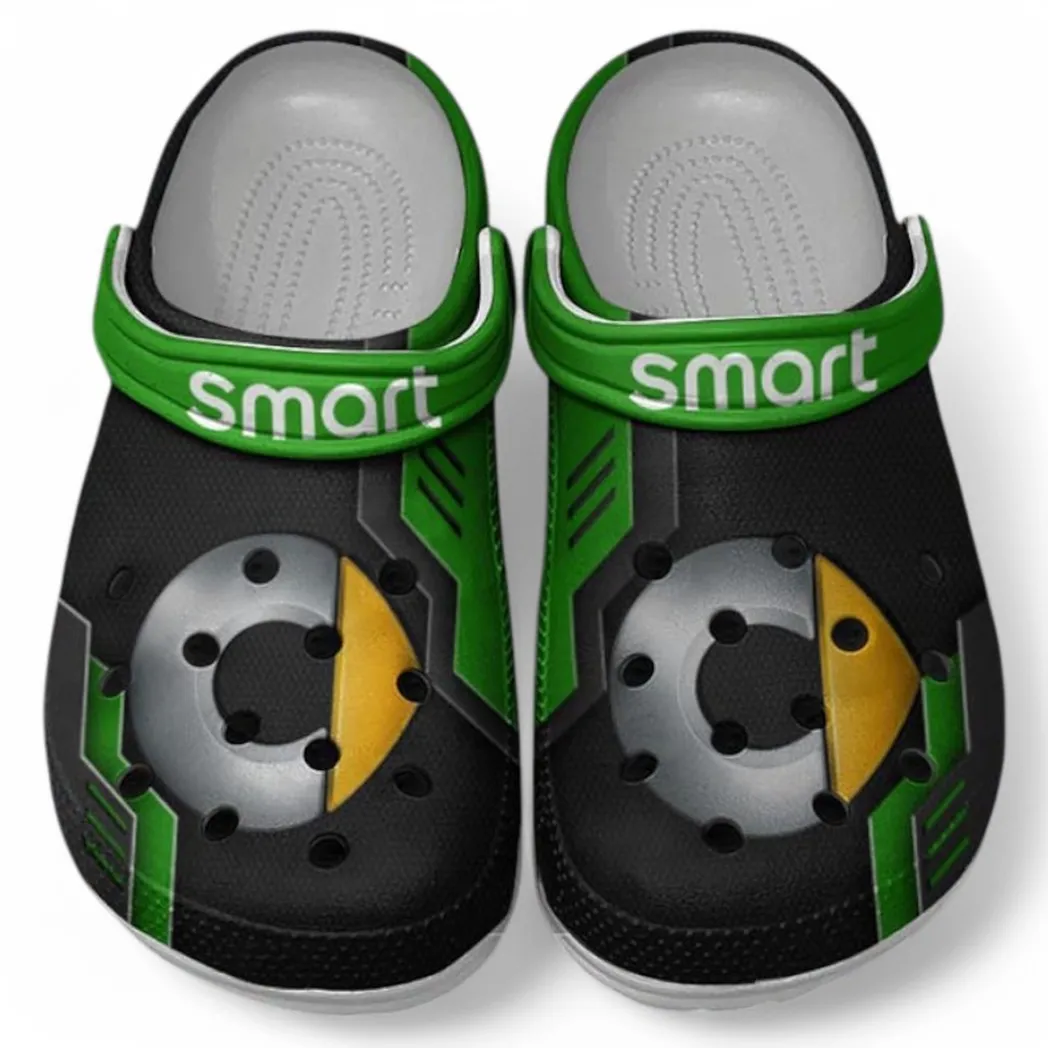 Smart Crocs Clogs Männer Frauen, Geschenk für Smart Fan CAR185031525249 - Grün