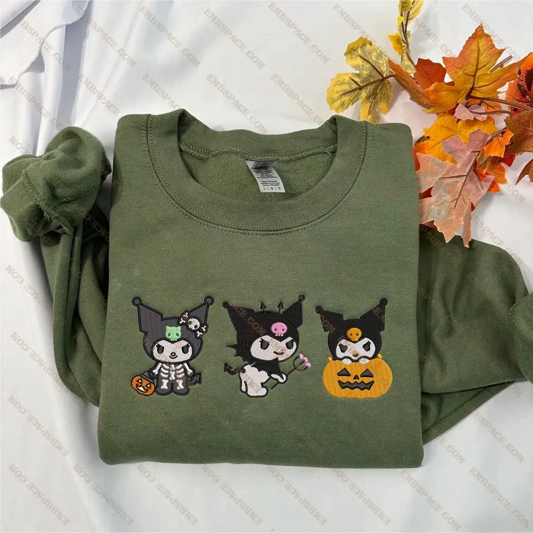 snoopy cartoon halloween besticken sweatshirt im modischen stil
