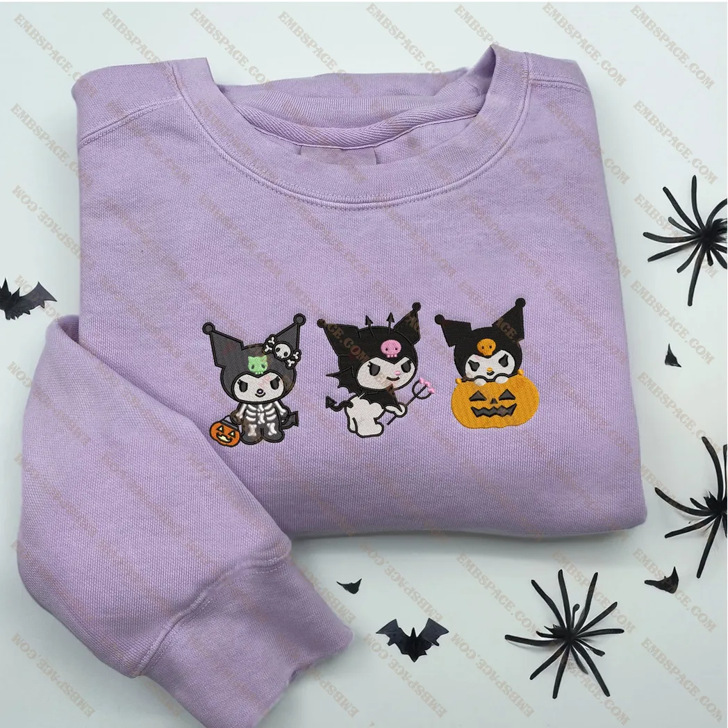 snoopy cartoon halloween besticken sweatshirt im modischen stil