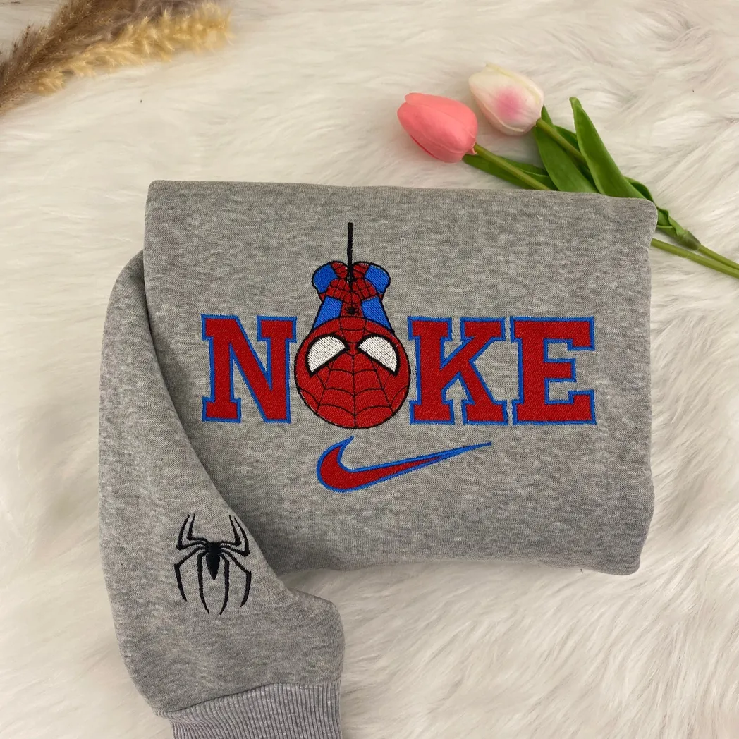 spider man und hello kitty nike besticken sweatshirt modestil fr paare valentinstag wgb5q