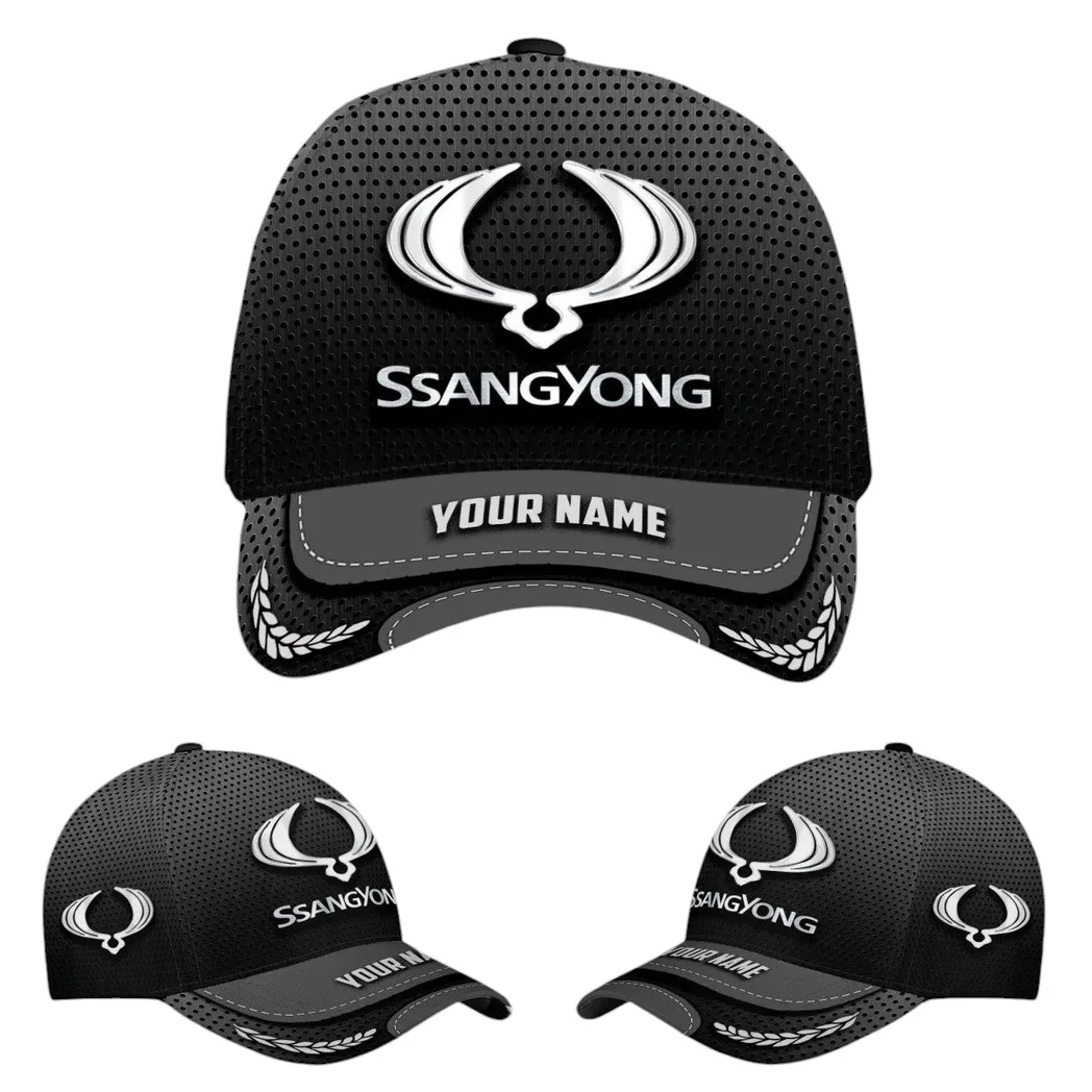 ssangyong motor kappe basecap mit allover druck fr ssangyong motor fans car3002132597 tpfsk