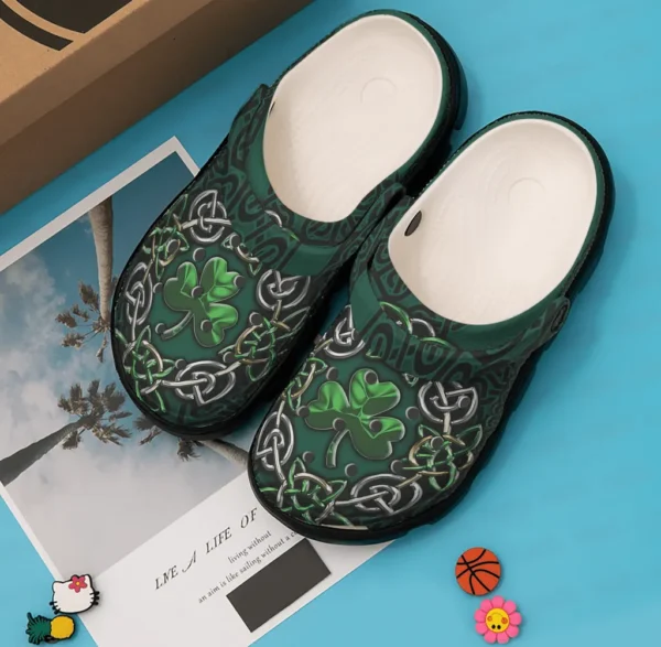 st patricks day irish shamrock circle celtics crocband crocs mo7ay