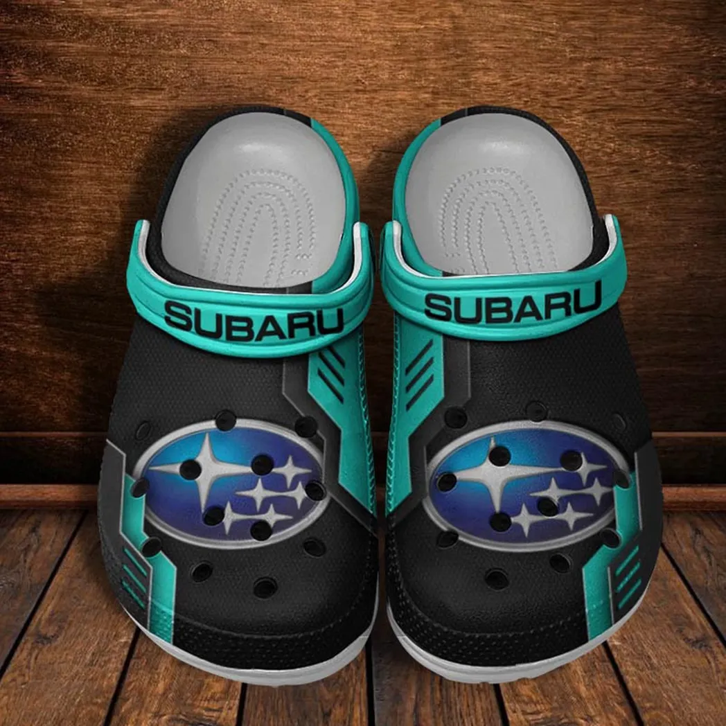 subaru crocs clogs mnner frauen geschenk fr subaru fan car185031525277 cyan prgrs