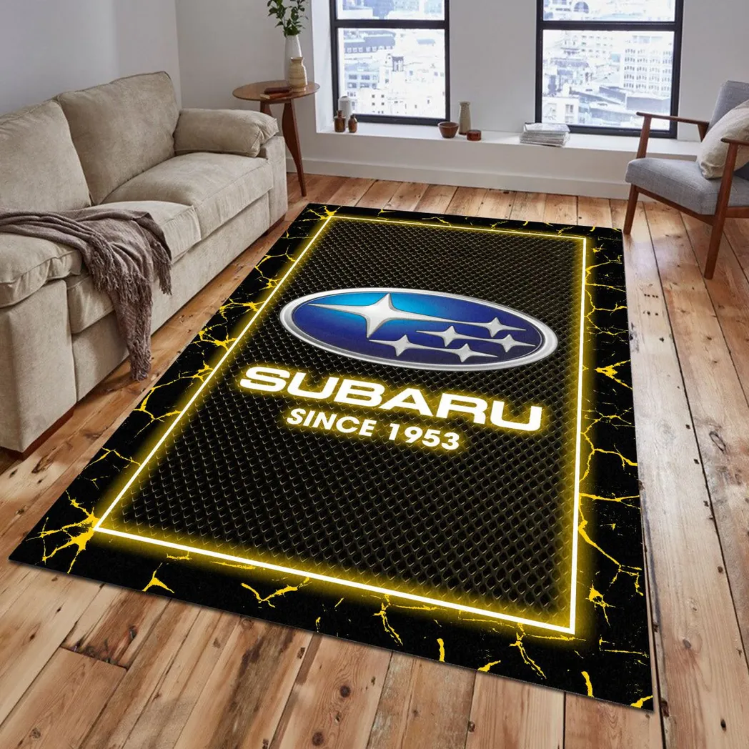subaru rug gift for subaru lovers gift for him husband boyfriend car5202192576 yellow dbkcm