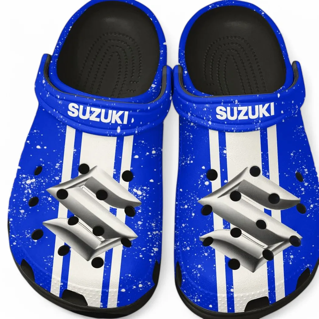 suzuki blue crocs gift for suzuki blue lovers gift for him husband boyfriend car62022025140 black ug5tr
