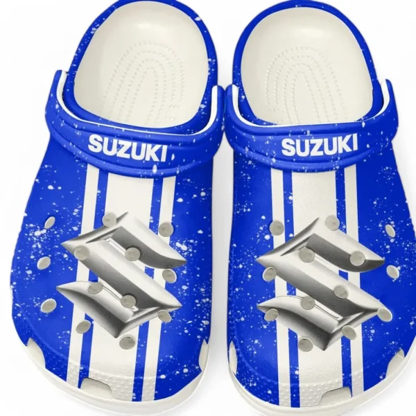 suzuki blue crocs gift for suzuki blue lovers gift for him husband boyfriend car62022025140 white oc9c2