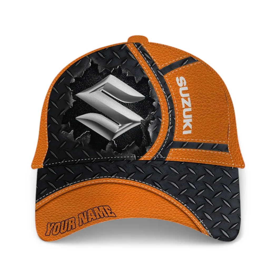 suzuki kappe basecap mit allover druck fr suzuki fans orange car49021825070 5 bilme
