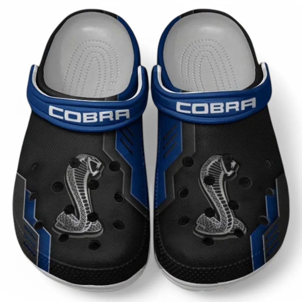 SVT Cobra Crocs Clogs Männer Frauen, Geschenk für SVT Cobra Fan CAR185031525290 - Blau