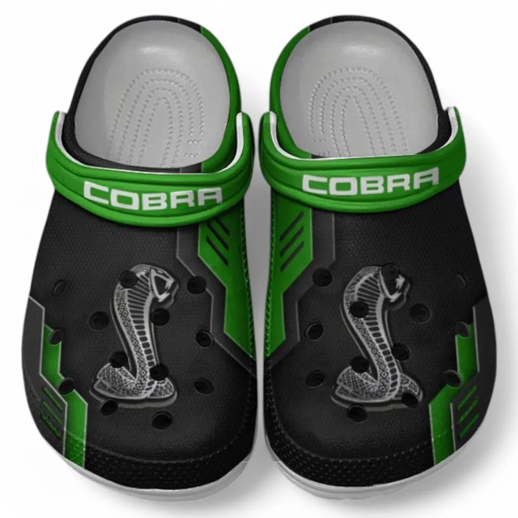SVT Cobra Crocs Clogs Männer Frauen, Geschenk für SVT Cobra Fan CAR185031525290 - Grün