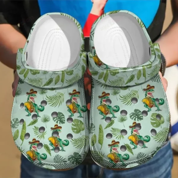 tacosaurus crocs personalized crocs classic clogs immz1