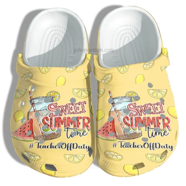 teacher off duty summer croc s9oaq