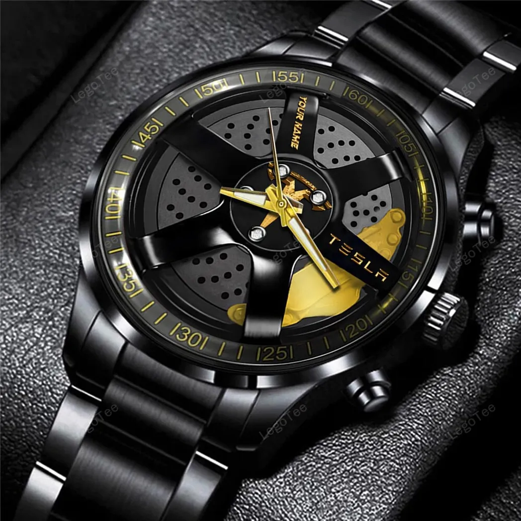 tesla uhren edelstahl uhr fr tesla fans geschenk fr papa car32803270250093 m5l9g