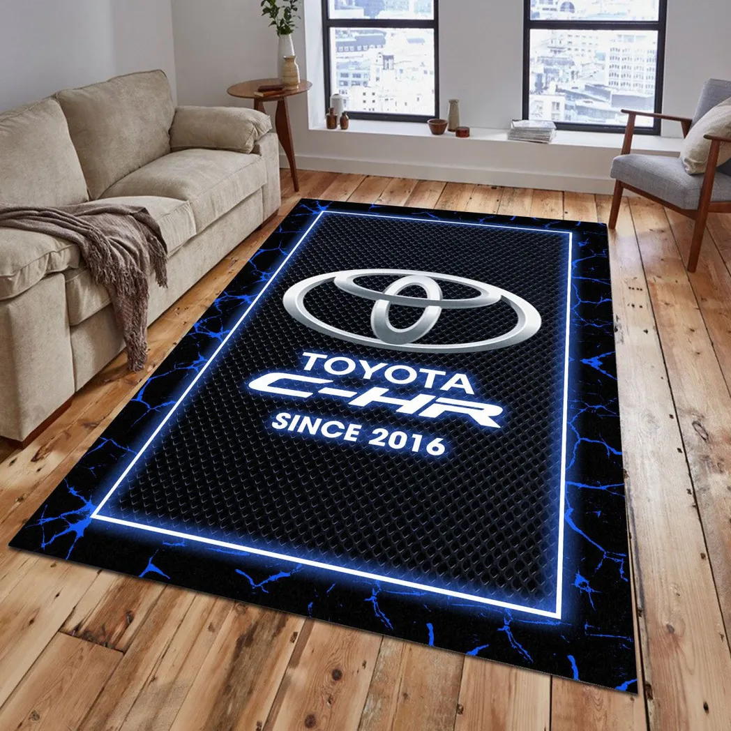 toyota c hr rug gift for toyota c hr lovers gift for him husband boyfriend car5202192580 blue