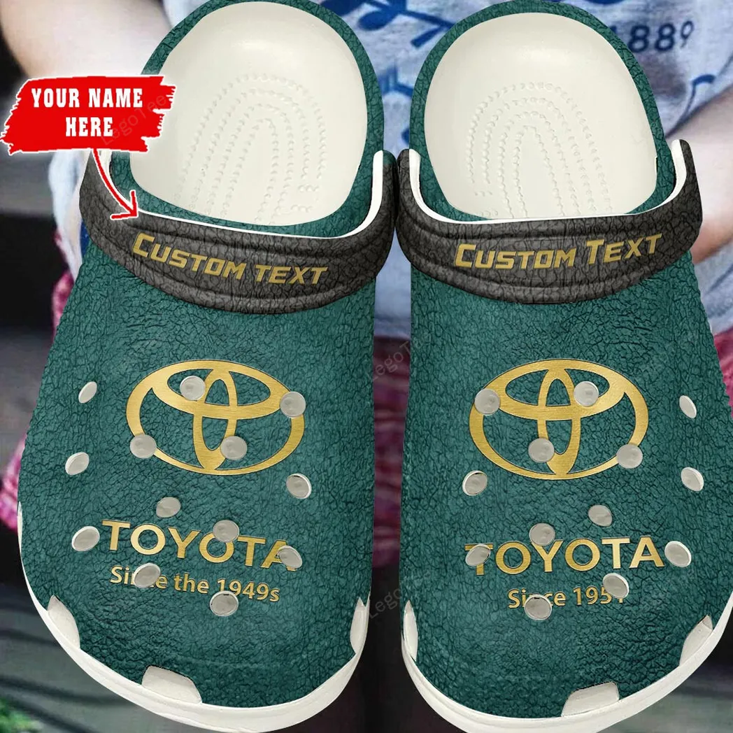 toyota crocs gift for toyota lovers gift for him husband boyfriend cyan car141021225675 3 t5fqc