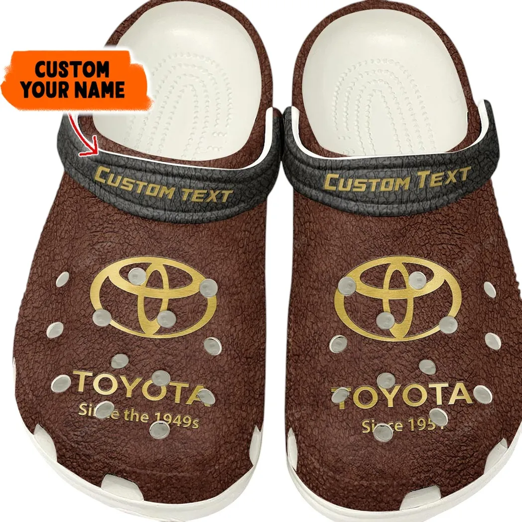 toyota crocs gift for toyota lovers gift for him husband boyfriend orange car141021225675 7 dd41l