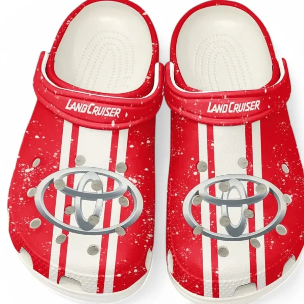 toyota land cruiser crocs gift for toyota land cruiser lovers gift for him husband boyfriend car62022025111 white zdnbf