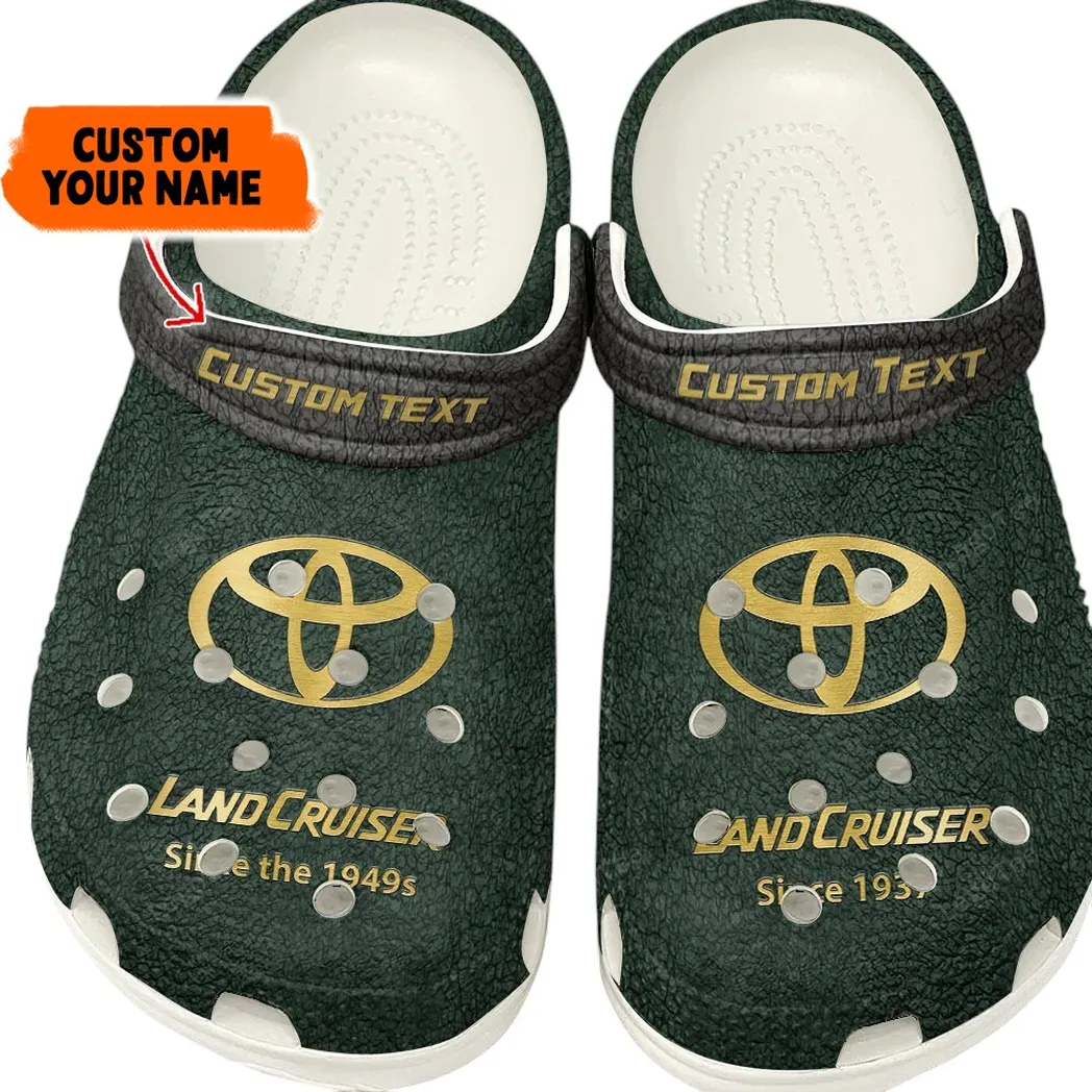 toyota land cruiser crocs gift for toyota land cruiser lovers gift for him husband boyfriend green car141021225666 5 izu4g