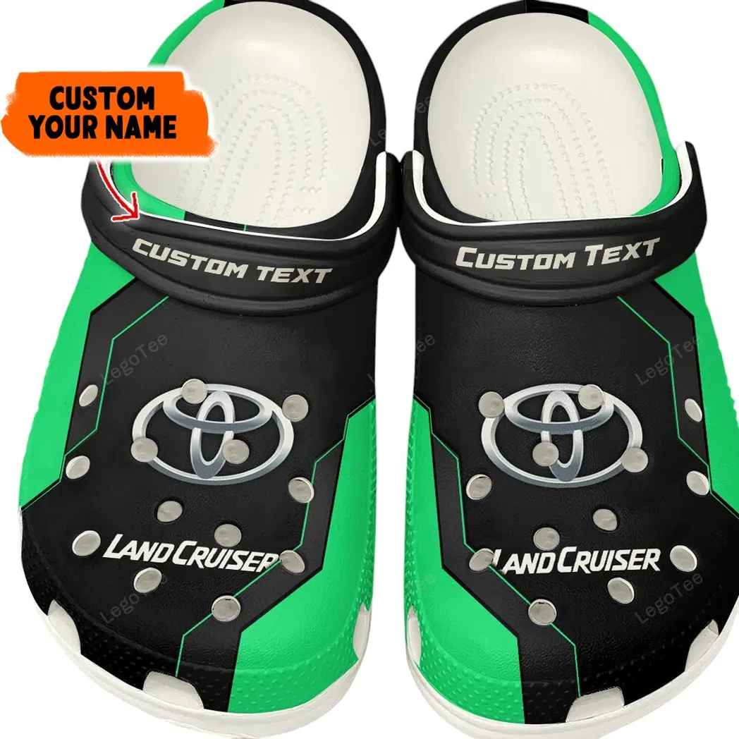toyota land cruiser crocs gift for toyota land cruiser lovers gift for him husband boyfriend kelly green car140021225557 6 neq3v