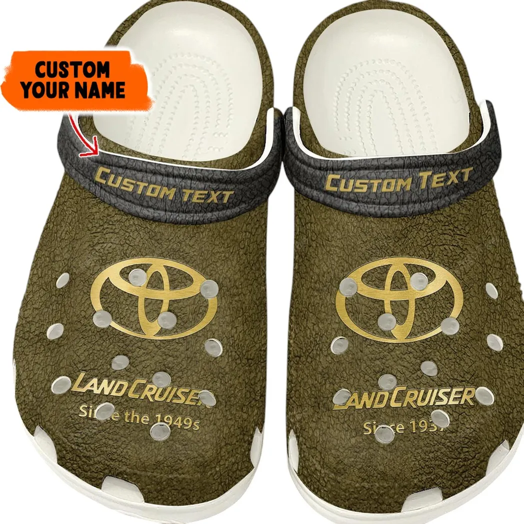 toyota land cruiser crocs gift for toyota land cruiser lovers gift for him husband boyfriend yellow car141021225666 9 asvav