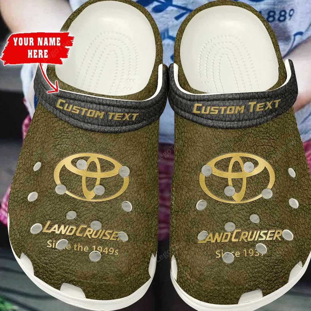toyota land cruiser crocs gift for toyota land cruiser lovers gift for him husband boyfriend yellow car141021225666 9 r1eiy
