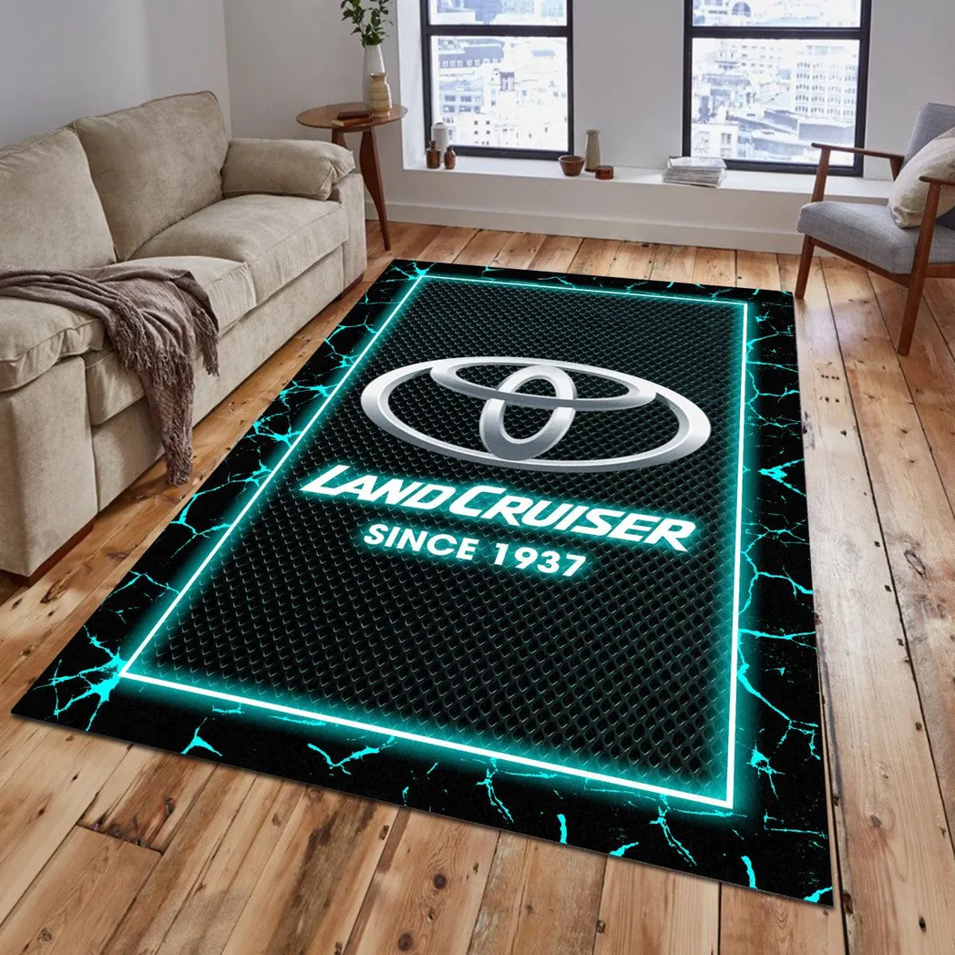 toyota land cruiser rug gift for toyota land cruiser lovers gift for him husband boyfriend car5202192579 cyan 1fpcn