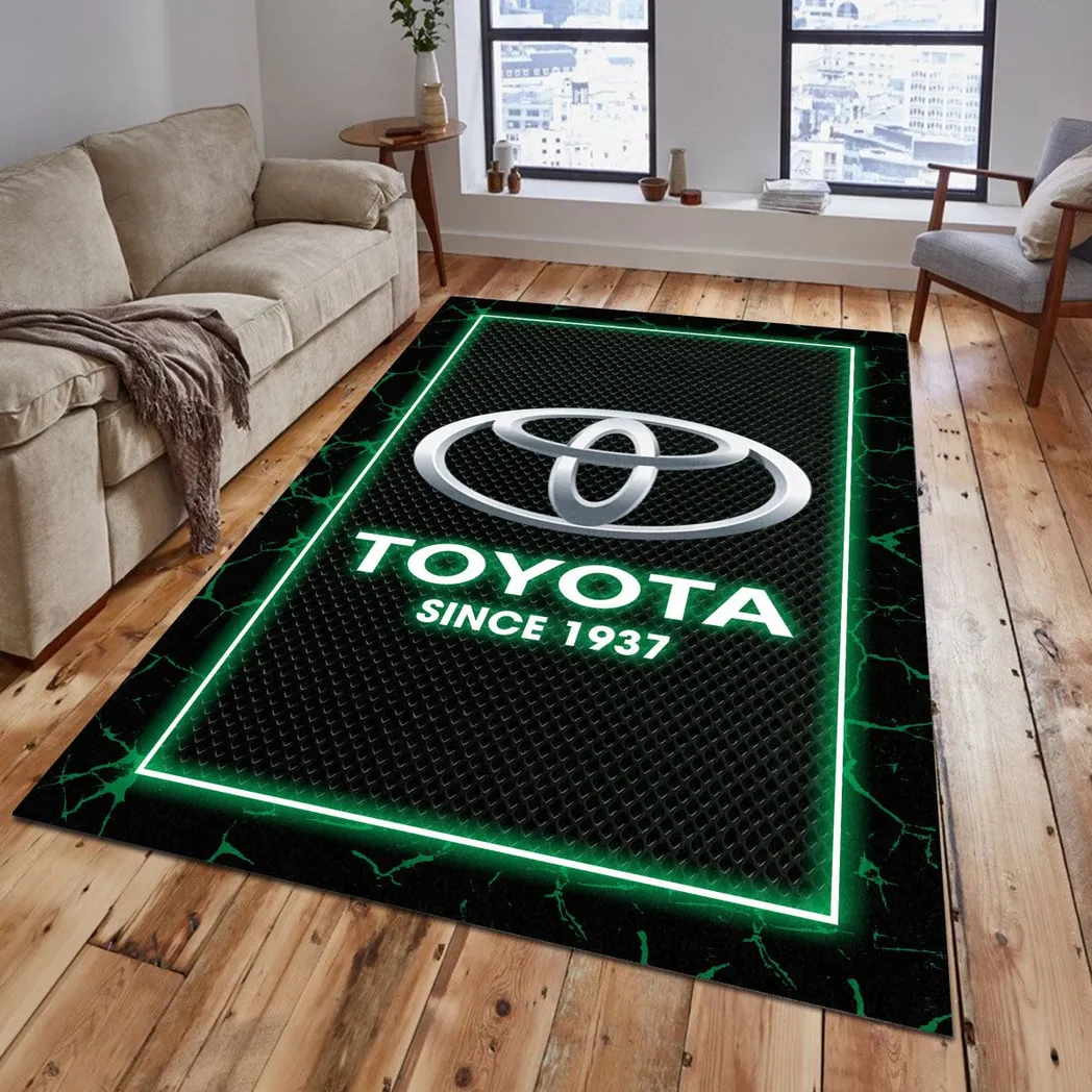 toyota rug gift for toyota lovers gift for him husband boyfriend car5202192581 green japfd