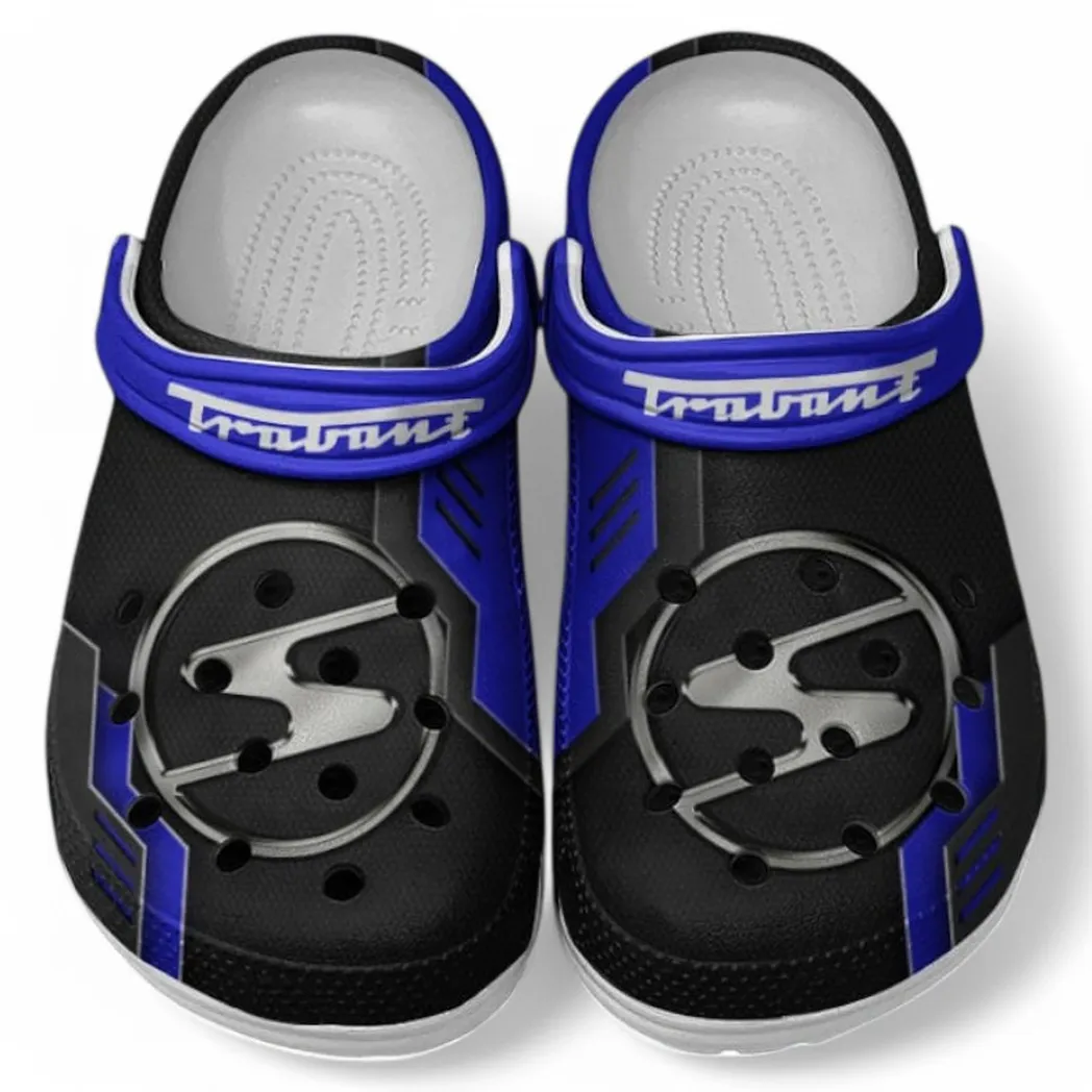 Trabant Crocs Clogs Männer Frauen, Geschenk für Trabant Fan CAR185031525268 - Blau