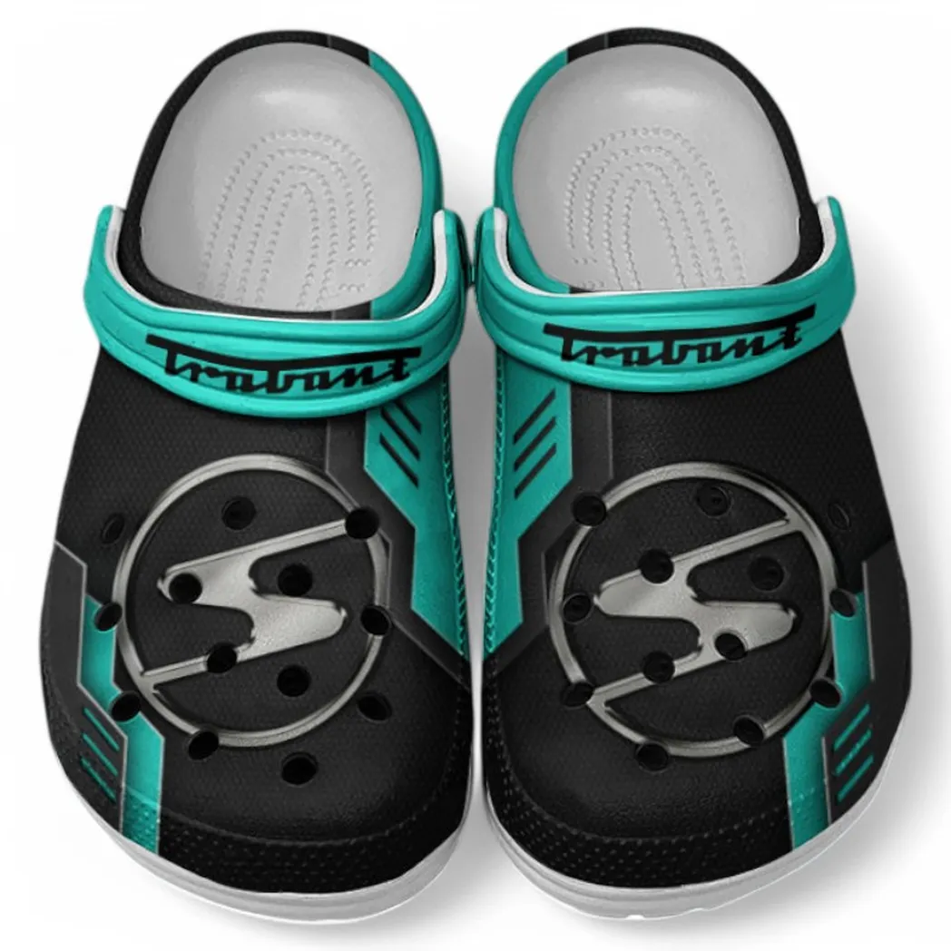 Trabant Crocs Clogs Männer Frauen, Geschenk für Trabant Fan CAR185031525268 - Cyan
