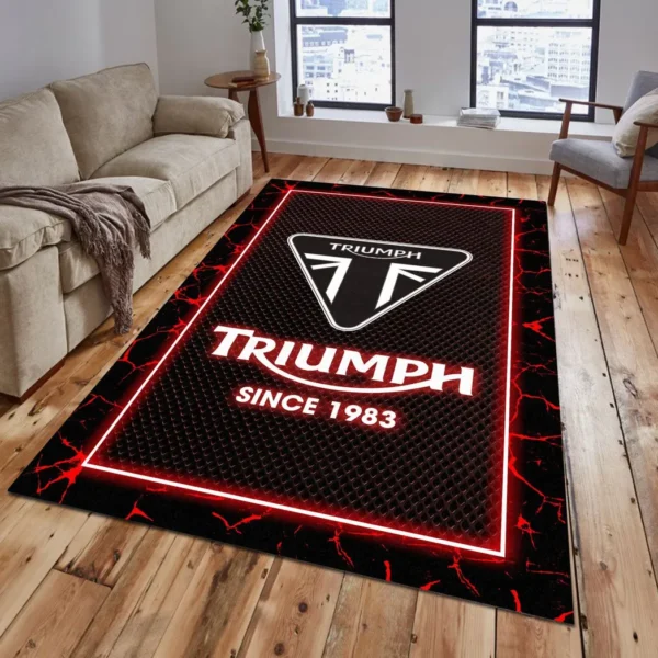 triumph motorcycles rug gift for triumph motorcycles lovers gift for him husband boyfriend car5202192582 red leuwb