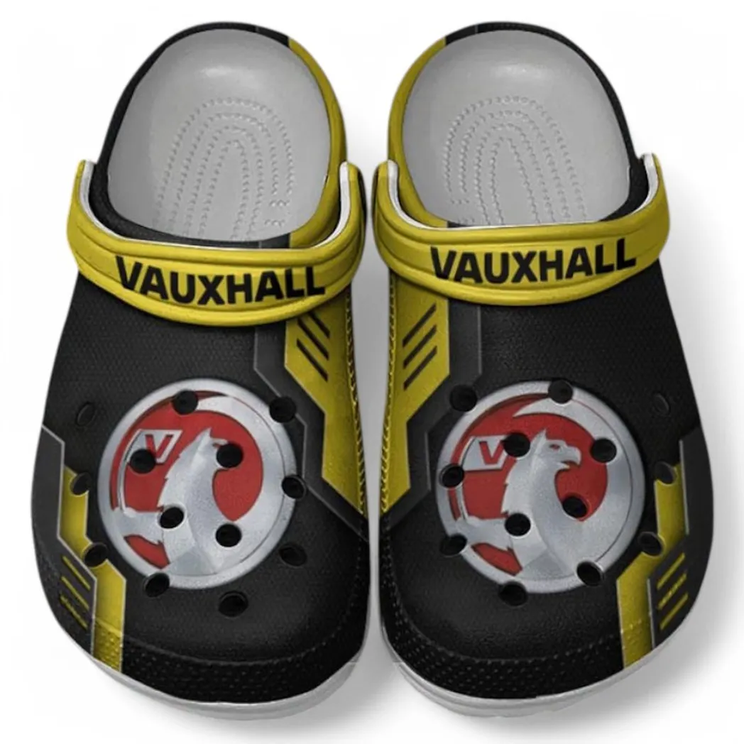 Vauxhall Crocs Clogs Männer Frauen, Geschenk für Vauxhall Fan CAR185031525270 - Gelb
