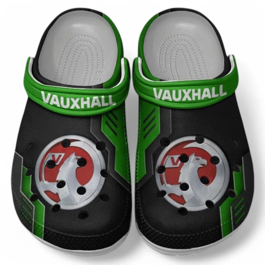 Vauxhall Crocs Clogs Männer Frauen, Geschenk für Vauxhall Fan CAR185031525270 - Grün