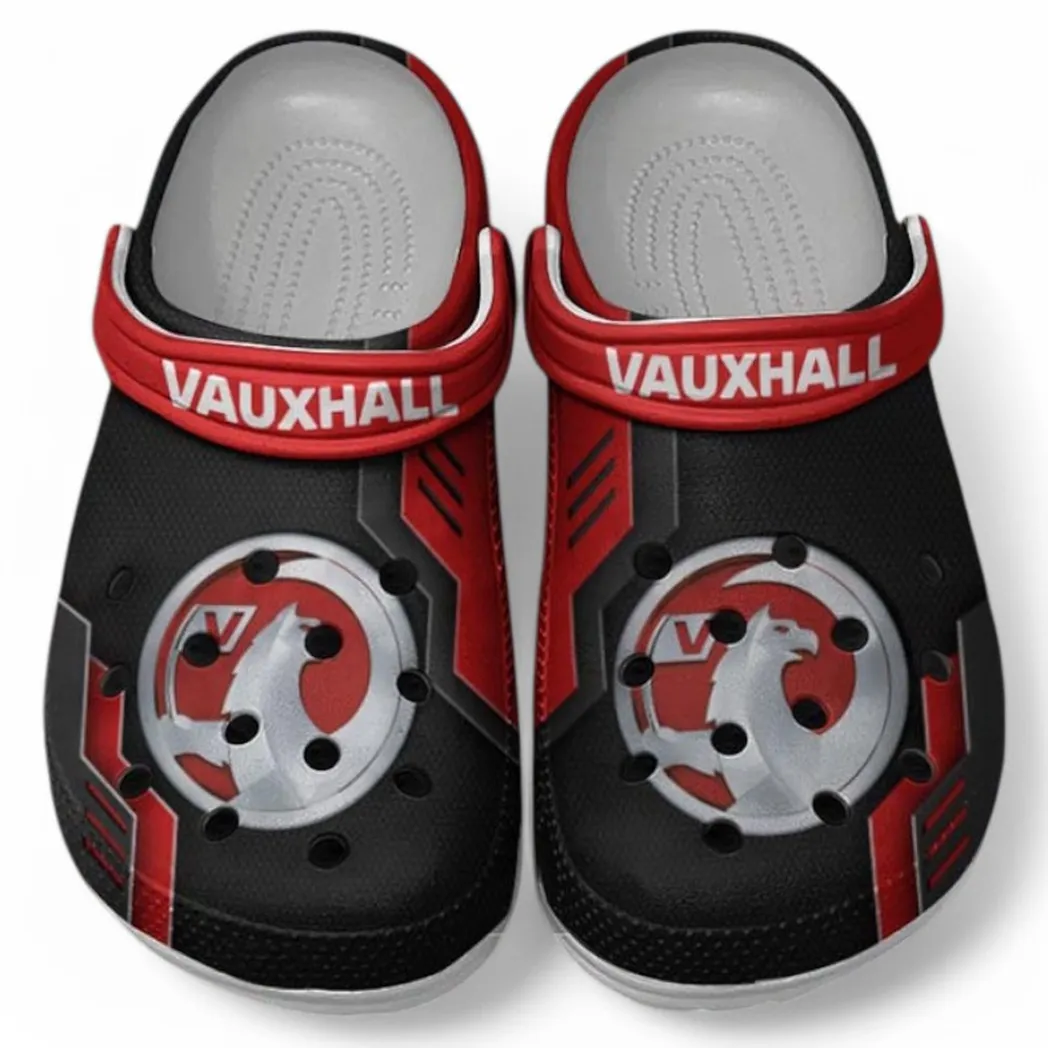 Vauxhall Crocs Clogs Männer Frauen, Geschenk für Vauxhall Fan CAR185031525270 - Rot