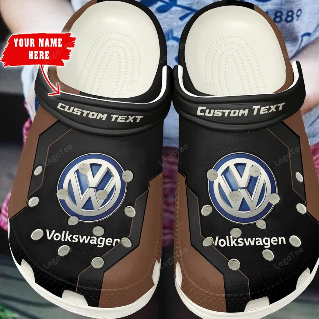 volkswagen crocs gift for volkswagen lovers gift for him husband boyfriend brown car140021225563 2 l7cph