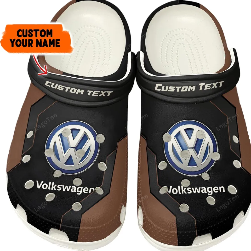 volkswagen crocs gift for volkswagen lovers gift for him husband boyfriend brown car140021225563 2 yhnio