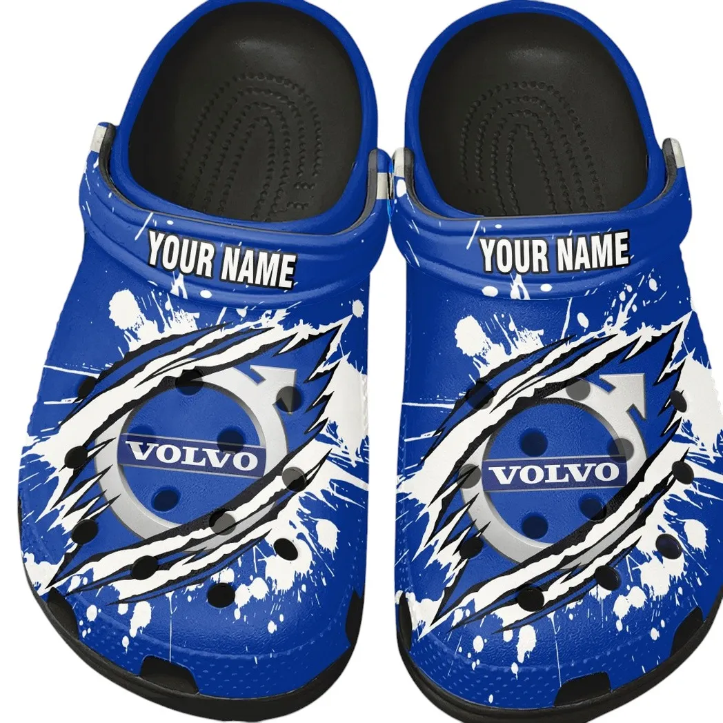volvo crocs gift for volvo lovers gift for him husband boyfriend car15303042529 black s2qgo