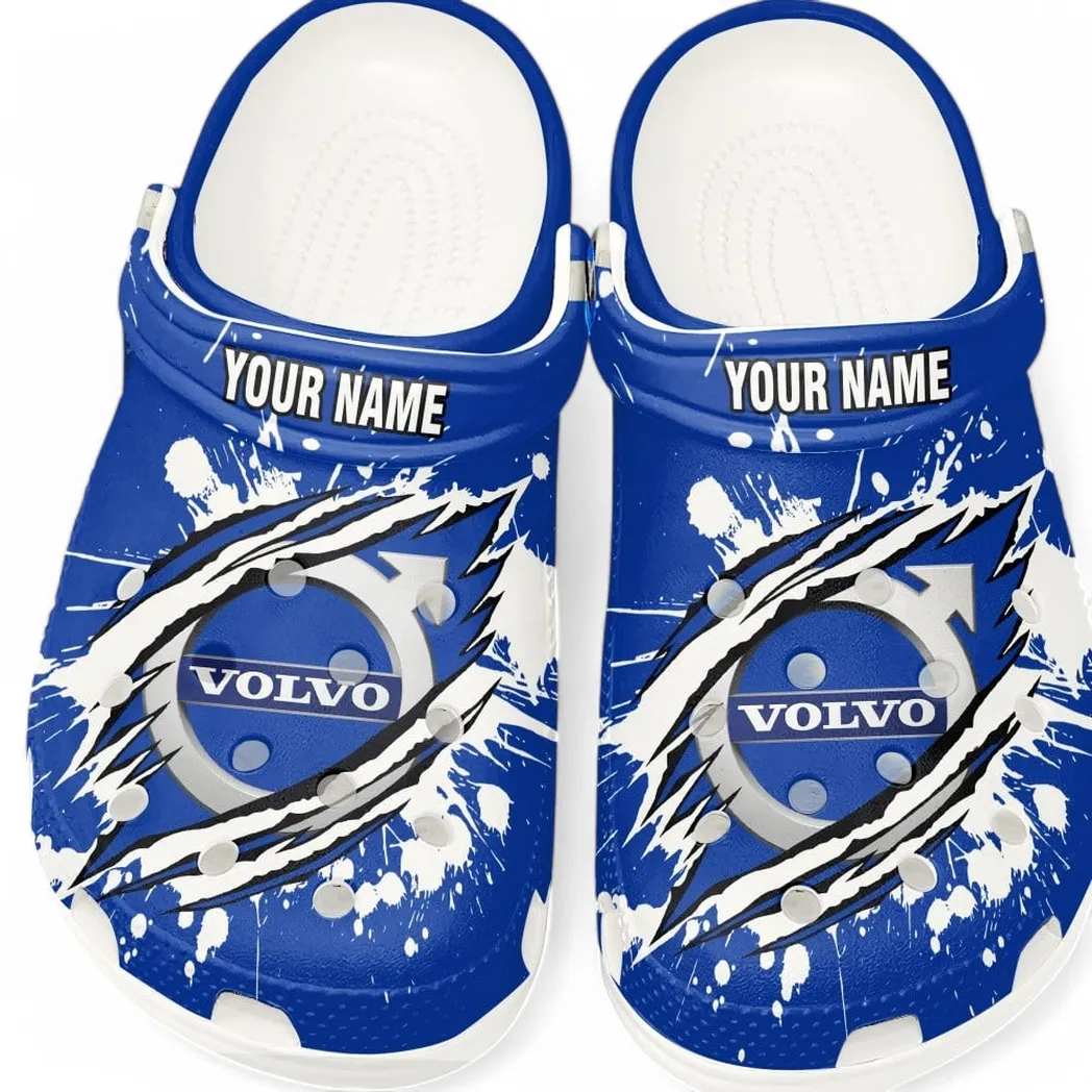 volvo crocs gift for volvo lovers gift for him husband boyfriend car5602192584 white ptubj