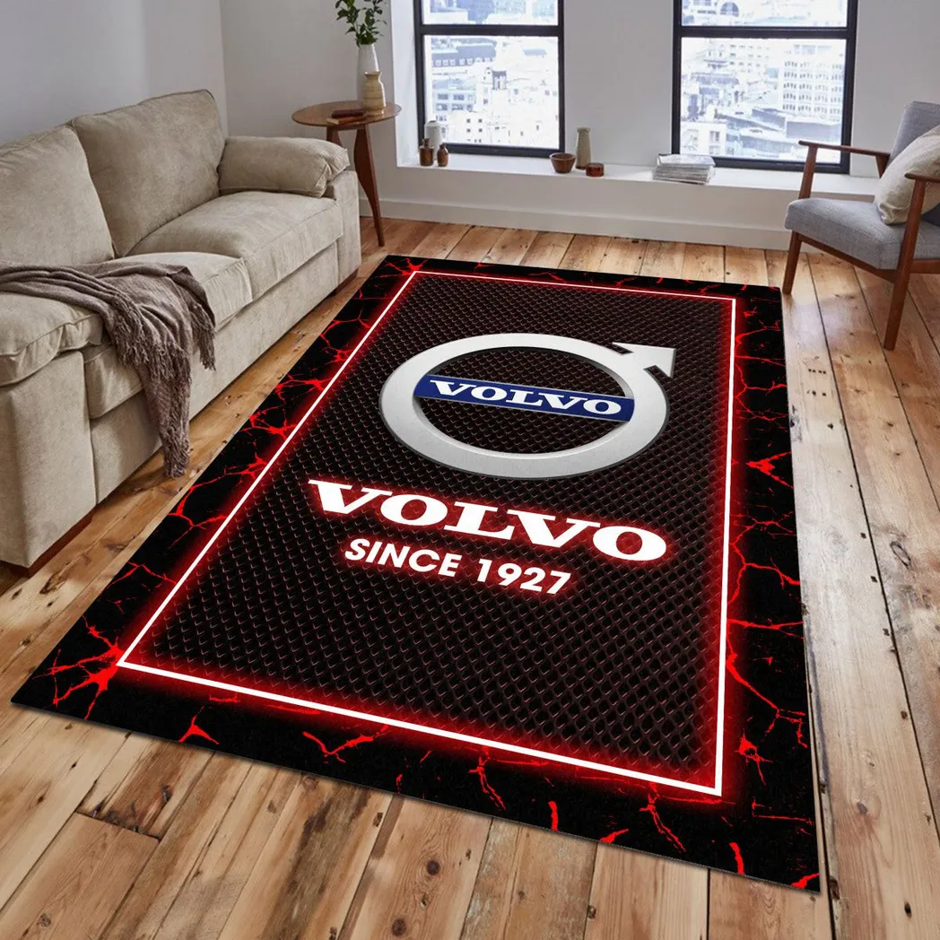 volvo rug gift for volvo lovers gift for him husband boyfriend car5202192585 red