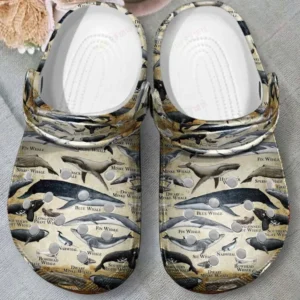 whales of the world crocs classic clogs tpqdj
