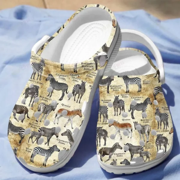 zebras of africa crocs personalized crocs classic clogs irgms