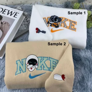 Wall-E Nike besticken Sweatshirt Modestil für Paare, Valentinstag