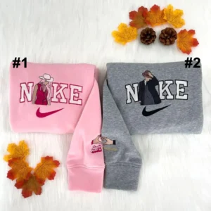 Barbie Oppenheimer Barbenheimer besticken Sweatshirt, Maching bestickter Hoodie für Paar, Freund, Freundin