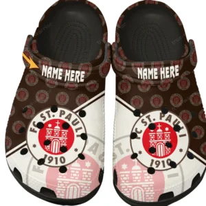 St. Pauli Crocs Clogs mit Allover-Druck BDE02041225089 - Schwarz