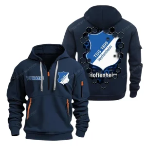 TSG Hoffenheim Hoodie Reißverschluss, Kapuzenpullover mit Allover-Druck TSG Hoffenheim BDE14041125718 - Marineblau