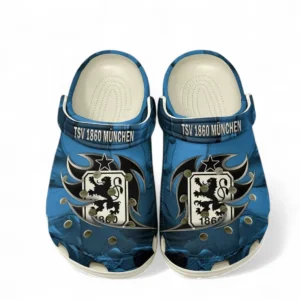 1860 Munich Crocs Clogs mit Allover-Druck BDE2704252504 - Weiß