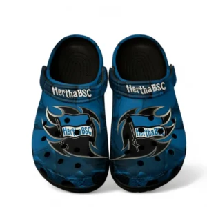 Hertha BSC Crocs Clogs mit Allover-Druck BDE2704252532 - Schwarz