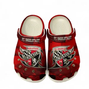 FC Ingolstadt Crocs Clogs mit Allover-Druck BDE2704252546 - Weiß
