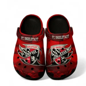 FC Ingolstadt Crocs Clogs mit Allover-Druck BDE2704252546 - Schwarz