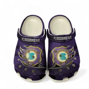 Erzgebirge Aue Crocs Clogs mit Allover-Druck BDE2704252553 - Weiß